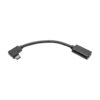 99dfb4fb10474a635f30b26aa7ccfec5 Tripp Lite series USB-C to USB-A Adapter (M/F), Right-Angle C, USB 3.2 Gen 1 (5 Gbps), Thunderbolt 3 Compatible, 6-in. (15.24 cm)