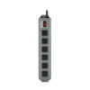Tripp Lite series Industrial Power Strip Metal, Lighted Power Switch, 6-Outlet, 6 ft. (1.8 m) Cord