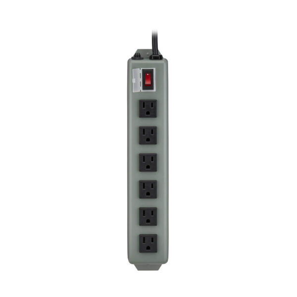 Tripp Lite series Industrial Power Strip Metal, Lighted Power Switch, 6-Outlet, 6 ft. (1.8 m) Cord
