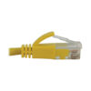 Tripp Lite series Cat6a 10G Snagless Molded Slim UTP Ethernet Cable (RJ45 M/M), PoE, Yellow, 2 ft. (0.6 m)