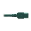 Tripp Lite series Heavy-Duty PDU Power Cord, C13 to C14 - 15A, 250V, 14 AWG, 6 ft. (1.83 m), Green