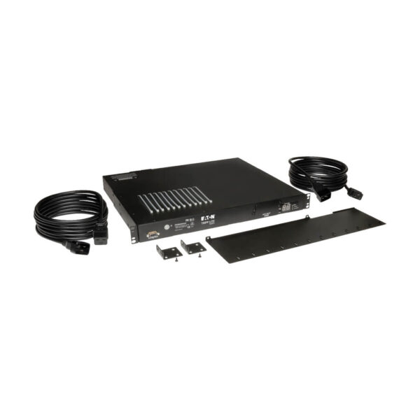 9a2504510a6fe208964edf4c81e9fcb3 Tripp Lite series 3.8kW Single-Phase Local Metered Automatic Transfer Switch PDU, Two 200-240V C20 Inlets, 8 C13 & 2 C19 Outputs, 1U, TAA