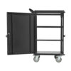 Tripp Lite series Locking Storage Cart for Mobile Devices and AV Equipment - Black
