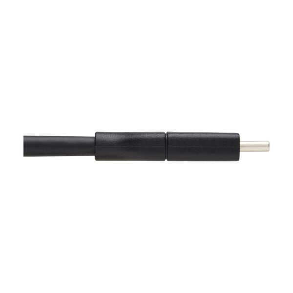 Tripp Lite series USB-C Cable (M/M) - USB 3.2 Gen 1 (5 Gbps), Thunderbolt 3 Compatible, Right-Angle Plug, 2 m (6.6 ft.)