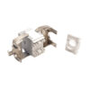 9a62a2a2b6cedd73e7164ed2ee19c076 Tripp Lite series Toolless Cat6a Keystone Jack, PoE/PoE+ Compliant, Shuttered - Gray, TAA