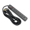 Tripp Lite series Protect It! 6-Outlet Surge Protector, 15 ft. Cord, 1200 Joules, Black Housing