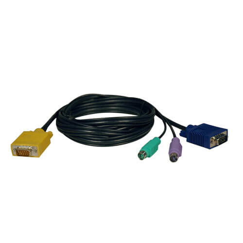 Tripp Lite series PS/2 (3-in-1) Cable Kit for NetDirector KVM Switch B020-Series and KVM B022-Series, 6 ft. (1.83 m)