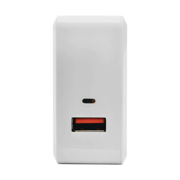 9ac819ef34107e2632965de8dd77015c Tripp Lite series 1-Port USB Wall/Travel Charger with Quick Charge 3.0 - Class A 5/9/12V DC Out, 18W