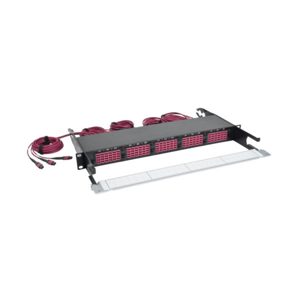 9adbee389e5b0f1bc8bc7a2d3a802709 Tripp Lite series 40/100Gb Fiber Breakout Patch Panel, 40Gb to 4 x 10Gb, 100Gb to 4 x 25Gb, 15 MTP QSFP to 60 LC Duplex OM4 50/125 Multimode Ports, 1U