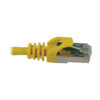 9afc75e9e402e0eaf7b149b208d24542-1 Tripp Lite series Cat6a 10G Snagless Shielded Slim STP Ethernet Cable (RJ45 M/M), PoE, Yellow, 3 ft. (0.9 m)