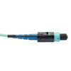 9afe239781d891cd430e1d1b64179c43 Tripp Lite series 100G MTP/MPO Multimode OM3 Plenum-Rated Fiber Optic Cable (CXP), 24 Fiber, 100GBASE-SR10, Push/Pull Tabs, Aqua, 1 m