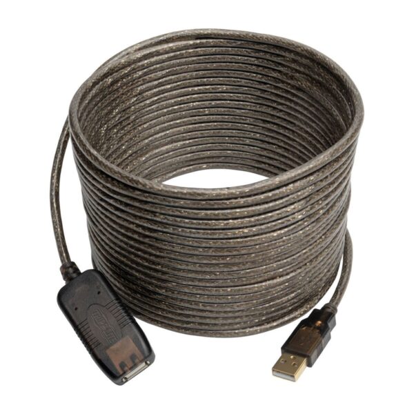 9b4c4a18f8afaa5763bbb0358fb06b73 Tripp Lite series USB 2.0 Active Extension Repeater Cable (A M/F), 25 ft. (7.62 m)