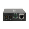 Tripp Lite series Gigabit Multimode Fiber to Ethernet Media Converter, POE+, International Power Cables, 10/100/1000 SC, 1310 nm, 2 km (1.2 mi.)