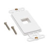 9b5744668c6859fbf97e9200b530db9b Tripp Lite series Center Plate Insert, Decora Style - Vertical, 1 Port, TAA
