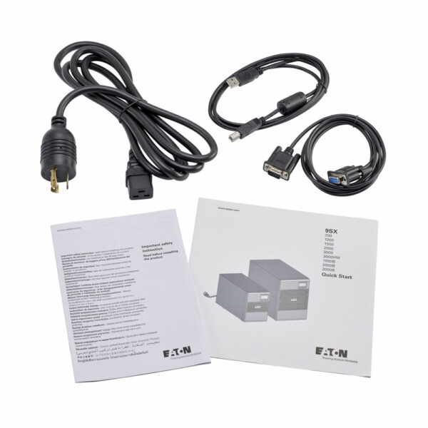 Eaton 9SX 3000VA 2700W 208V Double-Conversion UPS - 2 NEMA 6-20R, 1 L6-30R, 2 L6-20R Outlets, Extended Run, Tower - 9SX3000GL