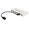 Tripp Lite series USB Extension Cable (USB-A Right-Angle M to USB-A F), 10-in. (25.4 cm)