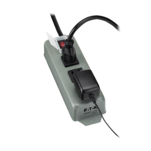 Tripp Lite series Industrial Power Strip, 3-Outlet, 6 ft. (1.8 m) Cord, NEMA 5-15P Plug, Switch Guard
