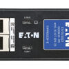 Eaton Universal-Input Managed PDU G4, 208V and 415/240V, 42 Outlets, Input Cable Sold Separately, End-Entry Input, 72-Inch 0U Vertical