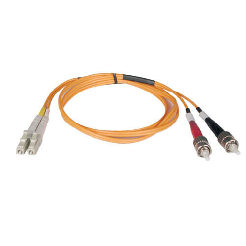 9c03acb8d88fb3caa99ff0ca81119ea6 Tripp Lite series Duplex Multimode 50/125 Fiber Patch Cable (LC/ST), 2M (6 ft.)