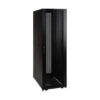 Tripp Lite series 42U SmartRack Standard-Depth Rack Enclosure Cabinet with doors, side panels & shock pallet shipping