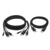 9c42397bce542158e11ef50635ba2026 Tripp Lite series Dual DisplayPort KVM Cable Kit - DP, USB, 3.5 mm Audio (3xM/3xM) + DP (M/M), 4K, 4:4:4, 6 ft. (1.83 m), Black