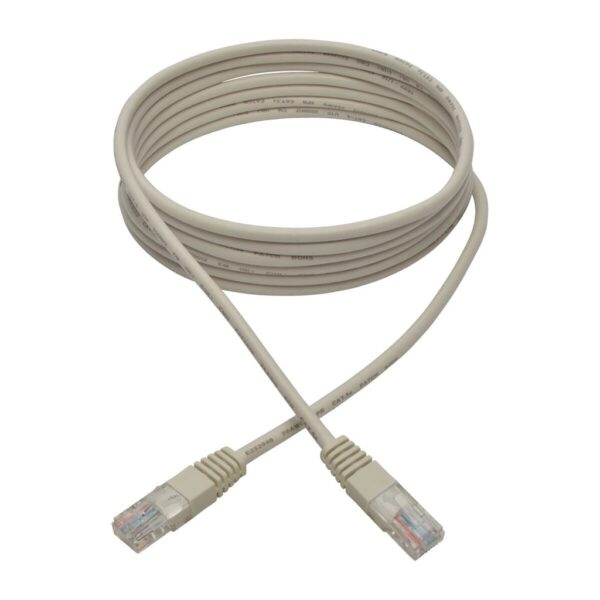Tripp Lite series Cat5e 350 MHz Molded (UTP) Ethernet Cable (RJ45 M/M), PoE - White, 10 ft. (3.05 m)