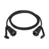 Tripp Lite series Rigid Industrial RF Coaxial Cable (M/M) - IP68, BNC Connectors, 10 ft. (3.1 m), Black