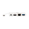 9c8873b009229ebca10b382e6c1763ca Tripp Lite series USB-C Multiport Adapter - 4K HDMI, USB 3.x (5Gbps) Hub Port, GbE, 60W PD Charging, HDCP, White