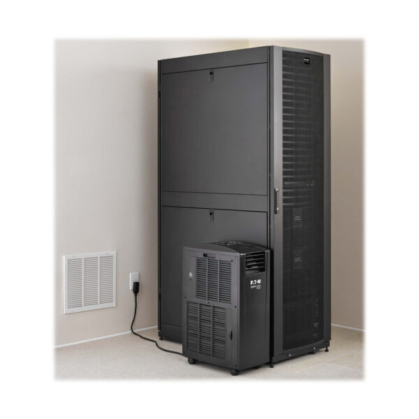 Tripp Lite series Portable AC Unit for Server Rooms - 13,000 BTU (3.8 kW), 120V, R32 Refrigerant, Black