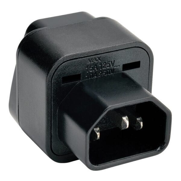 9ca9b3a15ecad2e08768b2ad1de94187 Tripp Lite series Universal Power Plug Adapter for IEC-320 C13 Outlets