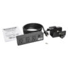 Tripp Lite series Protect It! 3-Outlet Surge Protector with Desk Clamp, 10 ft. Cord, 510 Joules, 2 USB Charging Ports, Black Housing
