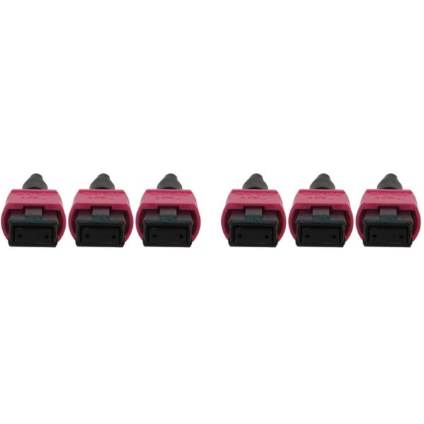 Tripp Lite series 40/100/400G Multimode 50/125 OM4 Fiber Optic Cable (3x8F MTP/MPO-PC F/F), LSZH, Magenta, 10 m (32.8 ft.)