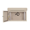 9ce68c6843a3f31b3bbafbb4a65f068f Tripp Lite series SmartRack Industrial Enclosure - NEMA 3R, Wall Mount, Metal, Locking, Hinged Back, Fan With Thermal Switch, 28 in. Depth, 6U, Gray