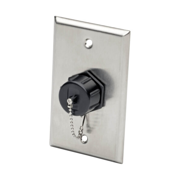 Tripp Lite series Keystone Jack Cat6/Cat5e, RJ45, Shielded, Dust Cap, Industrial - 110 Punch Down, IP68, TAA
