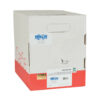 Tripp Lite series Cat5e 350 MHz Solid Core Plenum-Rated (UTP) PVC Bulk Ethernet Cable - White, 1000 ft. (304.8 m), TAA