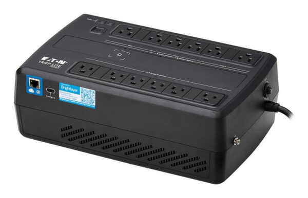 Tripp Lite 750VA 450W 120V Line-Interactive Cloud-Connected UPS, 12 5-15R Outlets (6 Surge-Only), 5-15P Plug, Desktop - AVR750UNC