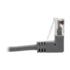 9cfc4b7e68774b88770b86a70f1fa664 Tripp Lite series Right-Angle Cat6 Gigabit Snagless Molded Slim UTP Ethernet Cable (RJ45 M/M), Gray, 2 ft. (0.61 m)