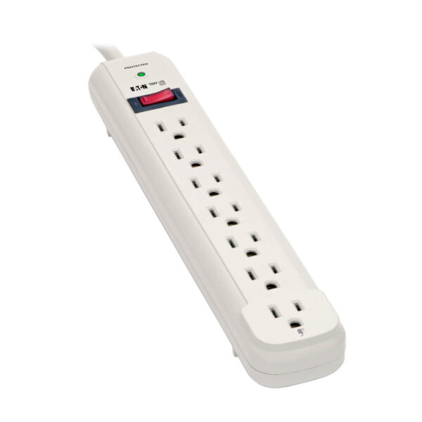 9d01e2f5e3a540f815781d808d3cd8a9 Tripp Lite TLP725 surge protector Grey 7 AC outlet(s) 120 V 7,62 m