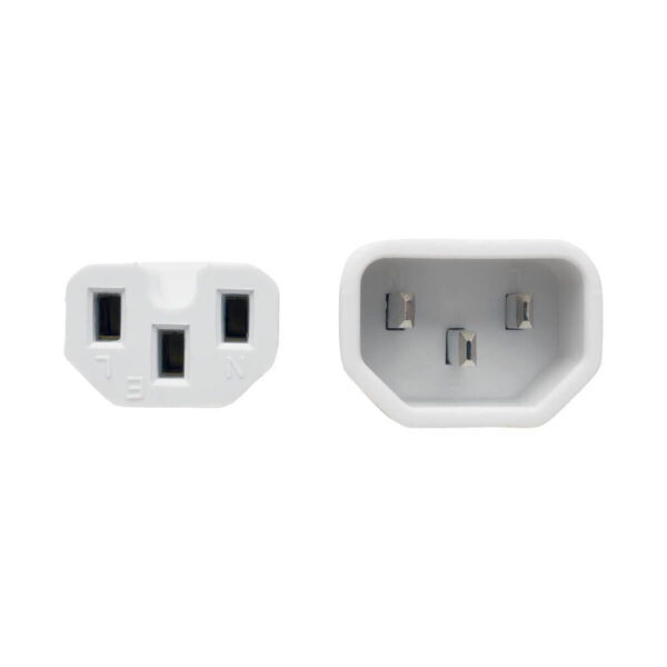 9d2700b35a80ee62e30bbe72c142dc7e Tripp Lite series Power Cord C14 to C15 - Heavy-Duty, 15A, 250V, 14 AWG, 3 ft. (0.91 m), White