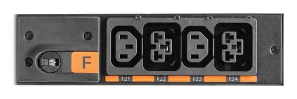 Eaton Universal-Input Metered PDU G4, 208V and 415/240V, 24 Outlets, Input Cable Sold Separately, 0U Vertical