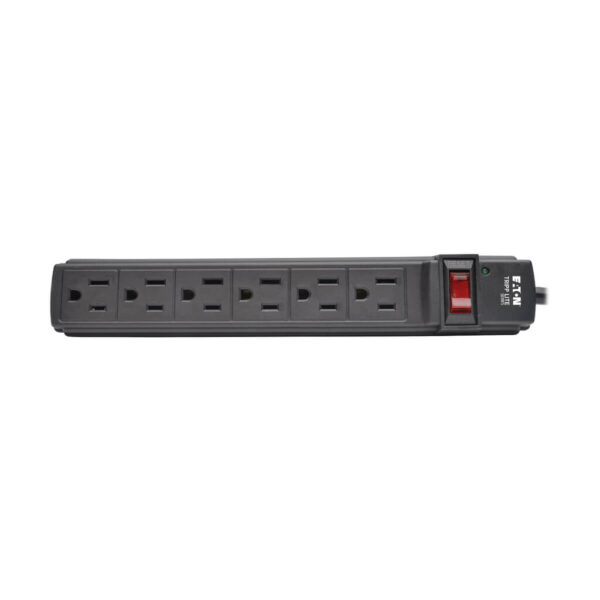 9d37c641535a1398b7e1070186471f61 Tripp Lite series Power It! 6-Outlet Power Strip, 6 ft. (1.83 m) Cord, Black Housing