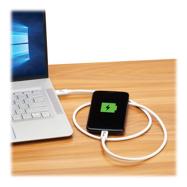 9d39ad9c1db652c6dfddd21c525313bc Tripp Lite series USB4 40Gbps Cable (M/M) - USB-C, 8K 60 Hz, 240W PD Charging, White, 1 m (3.3 ft.)