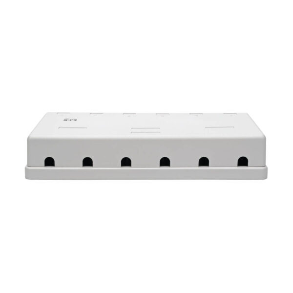 9d3f3fa0ee52781e732672a240a0db1b Tripp Lite series Pre-Configured Unshielded Cat6 6-Port Surface-Mount Box, 110 IDC, RJ45, White, TAA