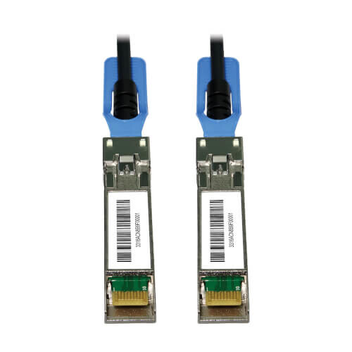 9d4d2d9c56a09357c45f72affac3e50a Tripp Lite series SFP28 to SFP28 25GbE Passive Twinax Copper Cable (M/M), SFP-H25G-CU1M Compatible, Black, 5 m (16.4 ft.)