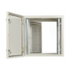 Tripp Lite series SmartRack Industrial Enclosure with Lock - NEMA 4, Wall Mount, Metal Construction, Hinged Back, 32 in. Depth, 12U, Gray