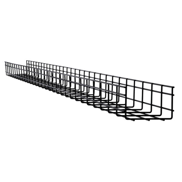 Tripp Lite series Wire Mesh Cable Tray - 150 x 100 x 3000 mm (6 in. x 4 in. x 10 ft.), 10 Pack