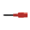 9db507fb392a9e41fdc406fd5aea8ecc Tripp Lite series PDU Power Cord, C13 to C14 - 10A, 250V, 18 AWG, 4 ft. (1.22 m), Red