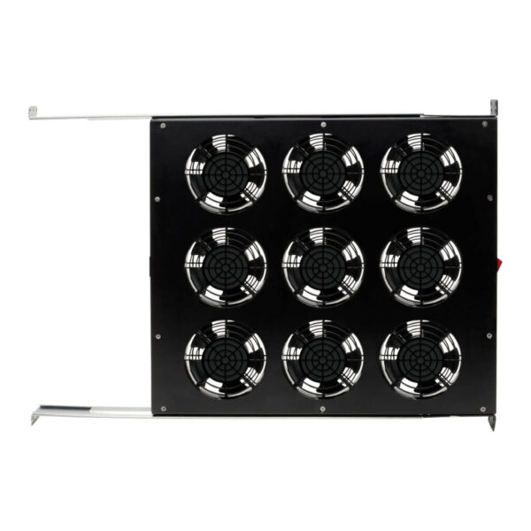 Tripp Lite series Fan Tray for 19 in. Racks - 1U, 9 120V High-Performance Fans, 864 CFM, C14 Inlet
