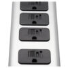 Tripp Lite TLM506USBC surge protector Black, Silver 5 AC outlet(s) 120 V 1,83 m