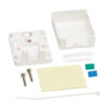 Tripp Lite series Surface-Mount Box for Keystone Jack - 1 Port, White, TAA